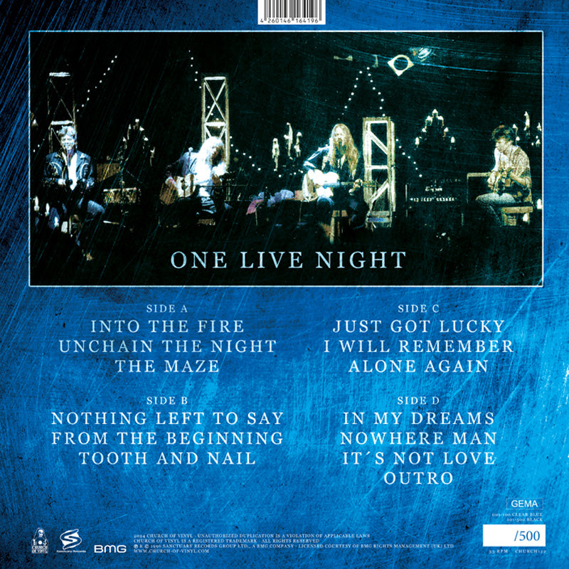 One Live Night LP VINYL limited edition