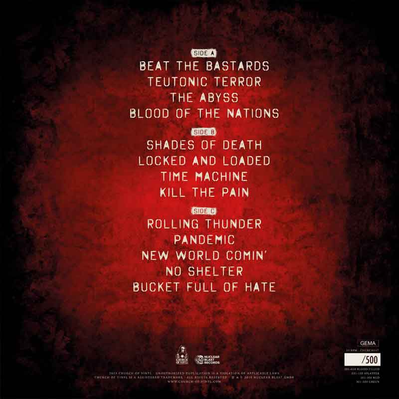 BLOOD OF THE NATIONS 2LP limited edition PopUp vinyl / VÖ 30th of NOVEMBER