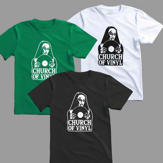 CHURCH OF VINYL SHIRTS SIZE XL, L , M  VÖ 30th NOVEMBER