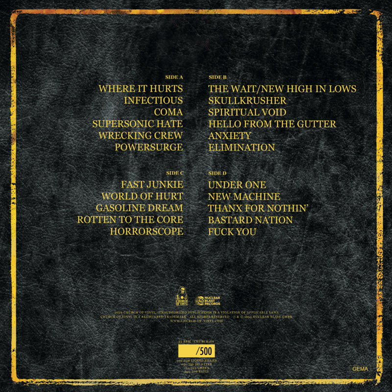 Wrecking Your Neck 2LP  limited edition vinyl / VÖ 31.03.2026