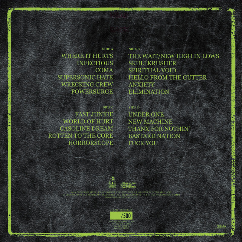 Wrecking Your Neck 2LP  limited edition vinyl / VÖ 31.03.2026