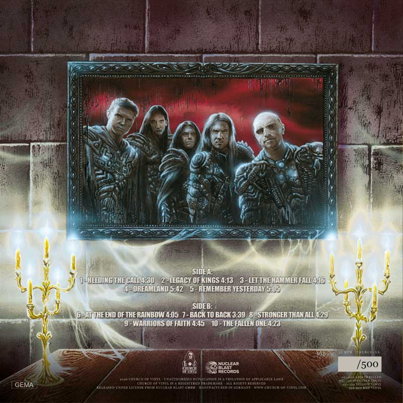 LEGACY OF KINGS 1LP limited edition PopUp vinyl / VÖ 31st of October